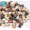 Qinge High Polished Paisagismo Natural Black Pebbles Garden Riverstones
